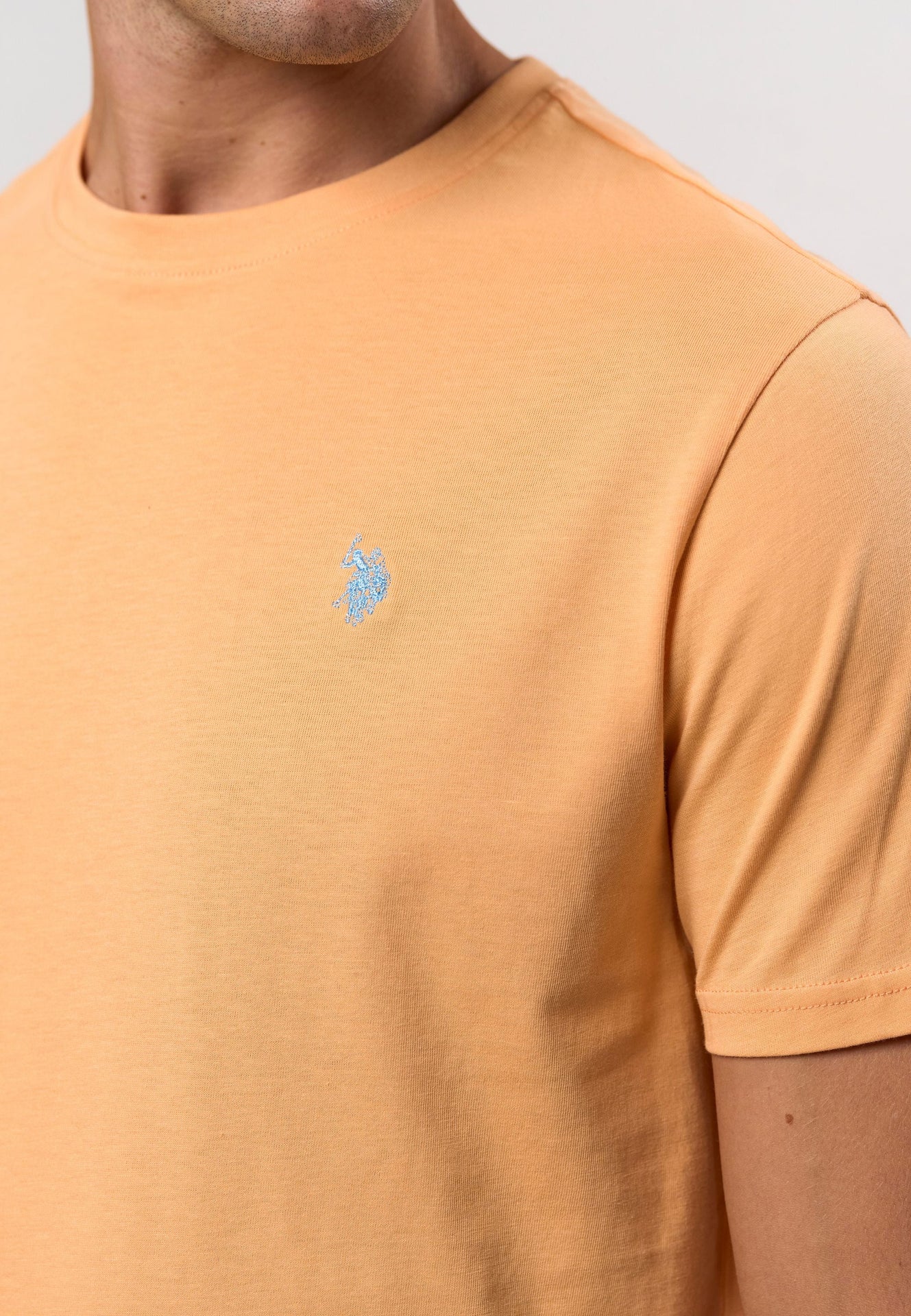 Logo T-Shirt 'Arjun' - Peach Cobbler