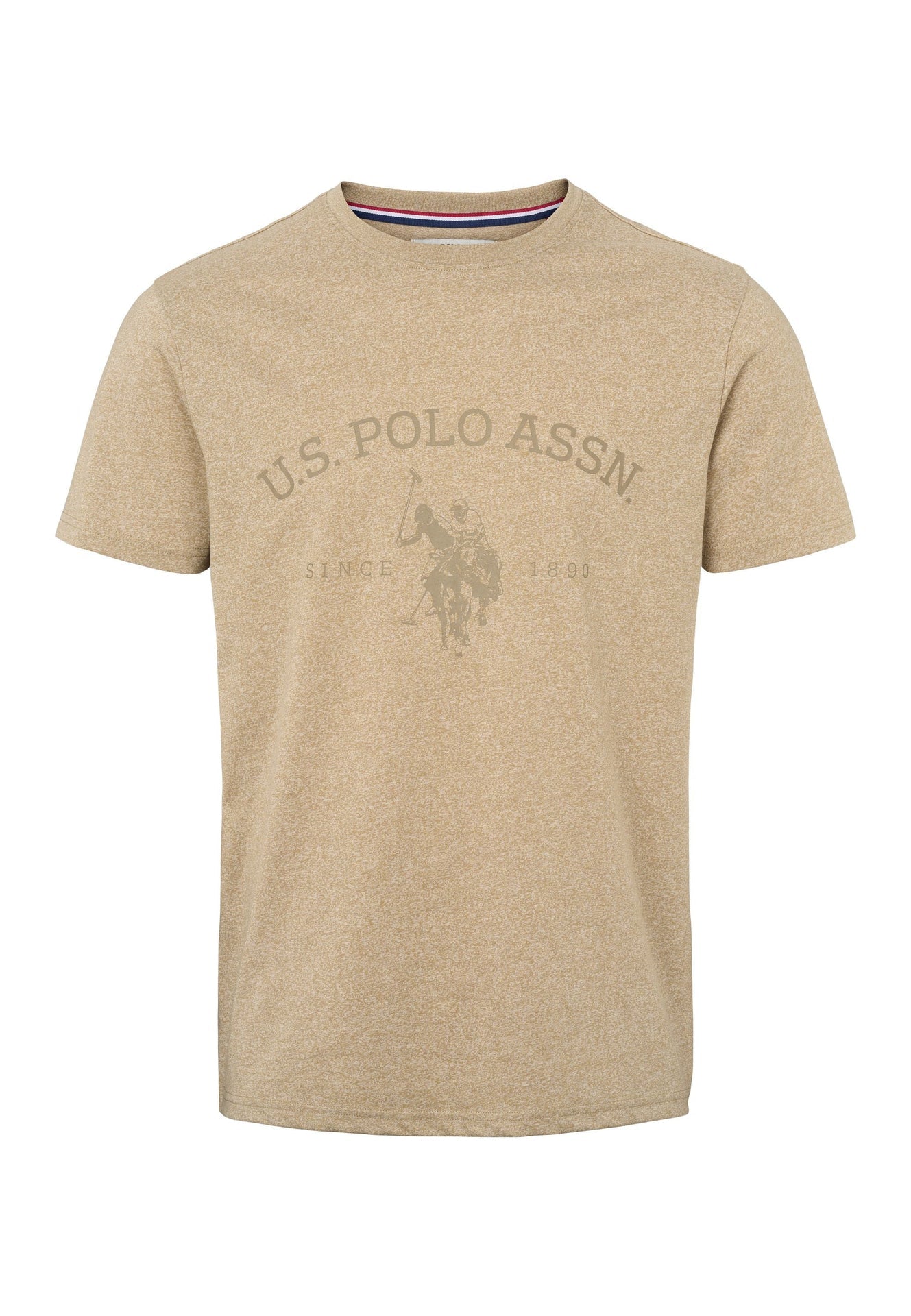 Logo T-Shirt 'Archibald' - Crockery Melange