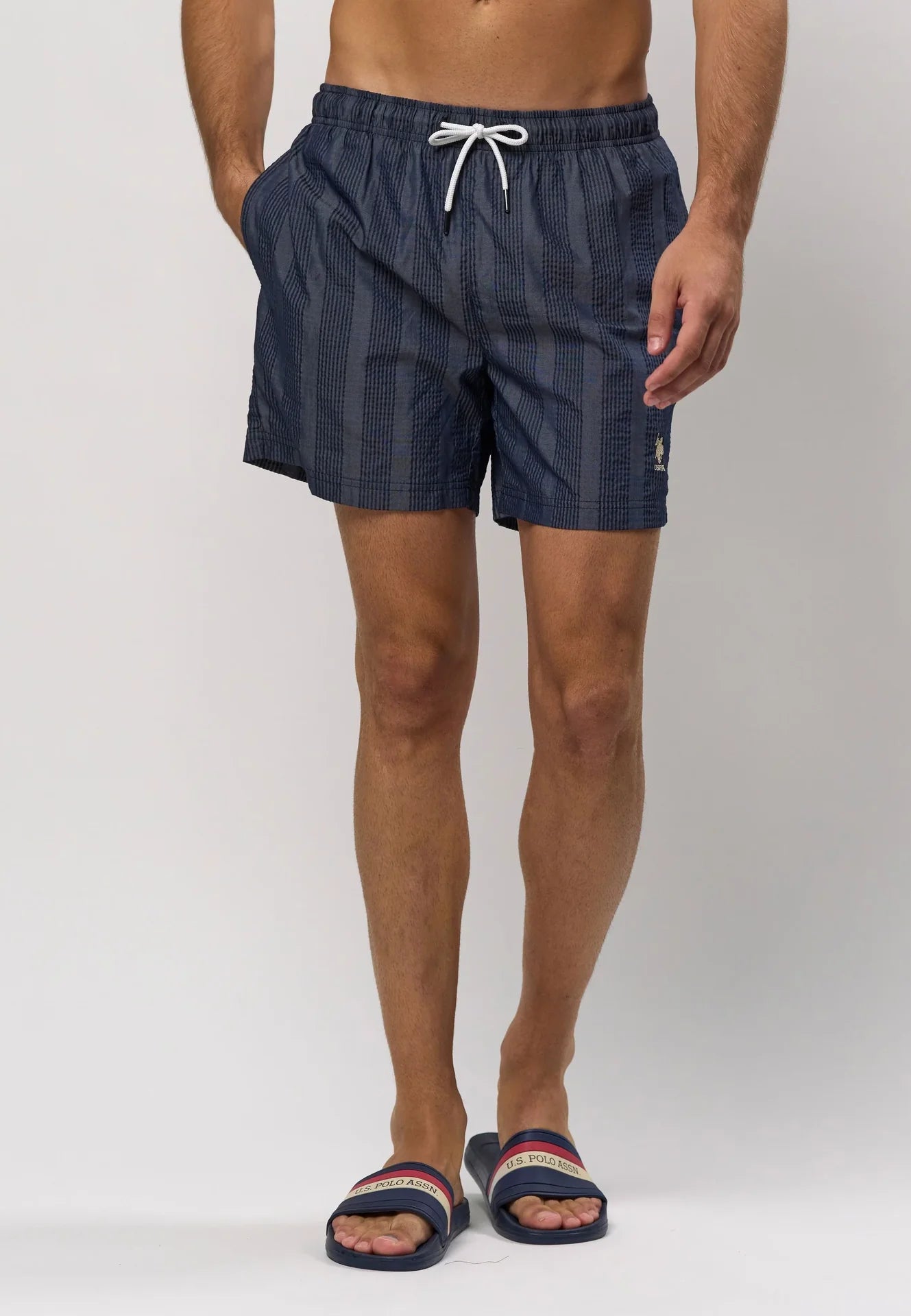 USPA Swim Shorts 'Carter' - Dark Sapphire