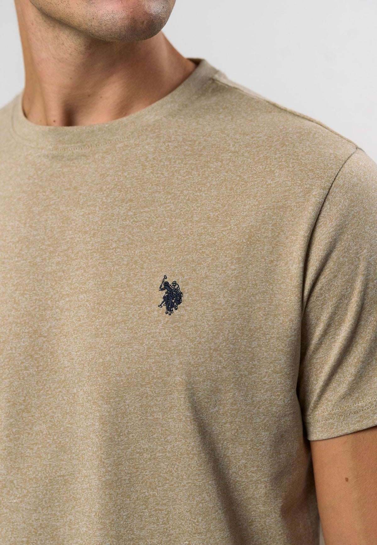 Logo T-Shirt 'Arjun' - Crockery Melange