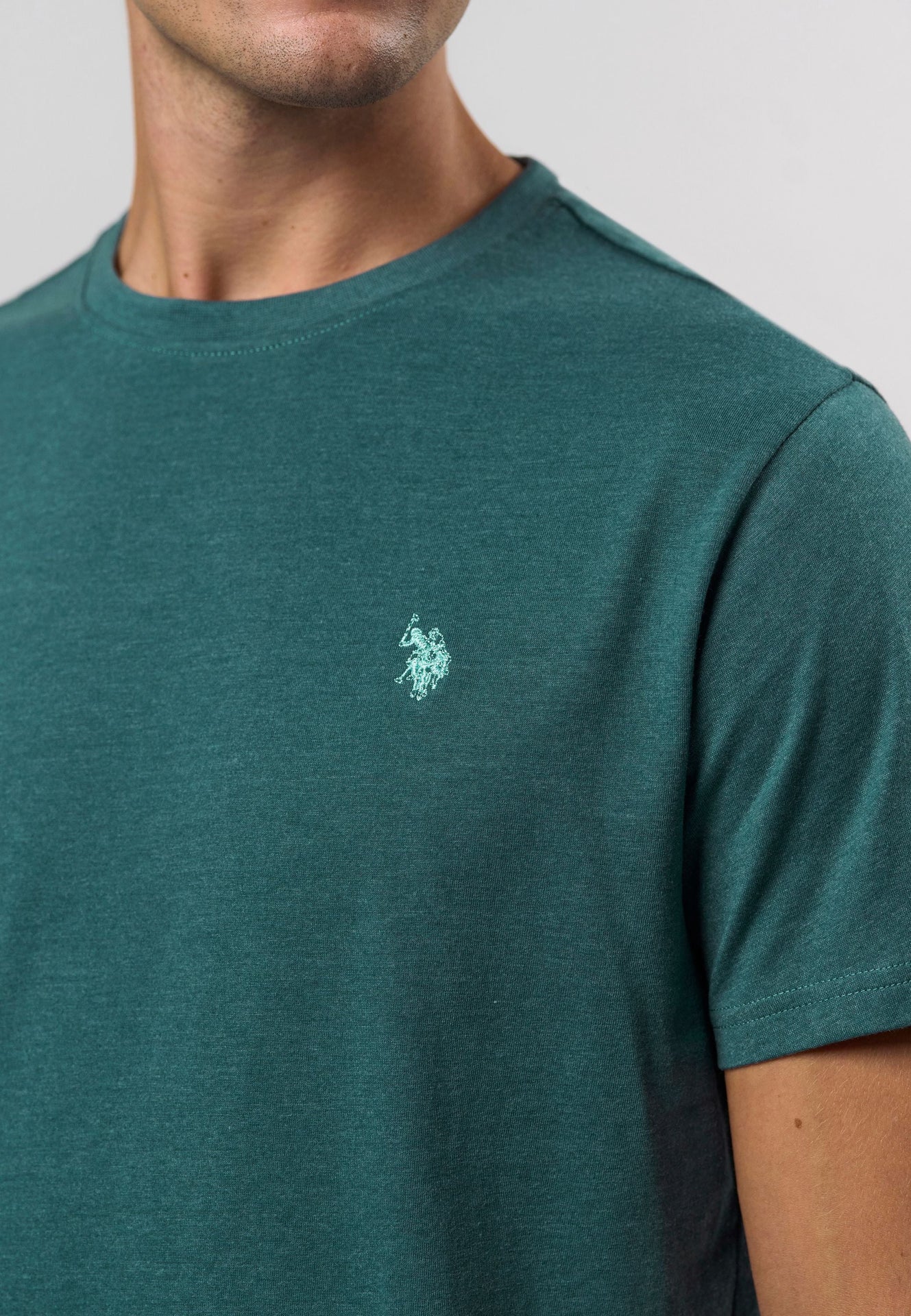 Logo T-Shirt 'Arjun' - Mediterranea Melang