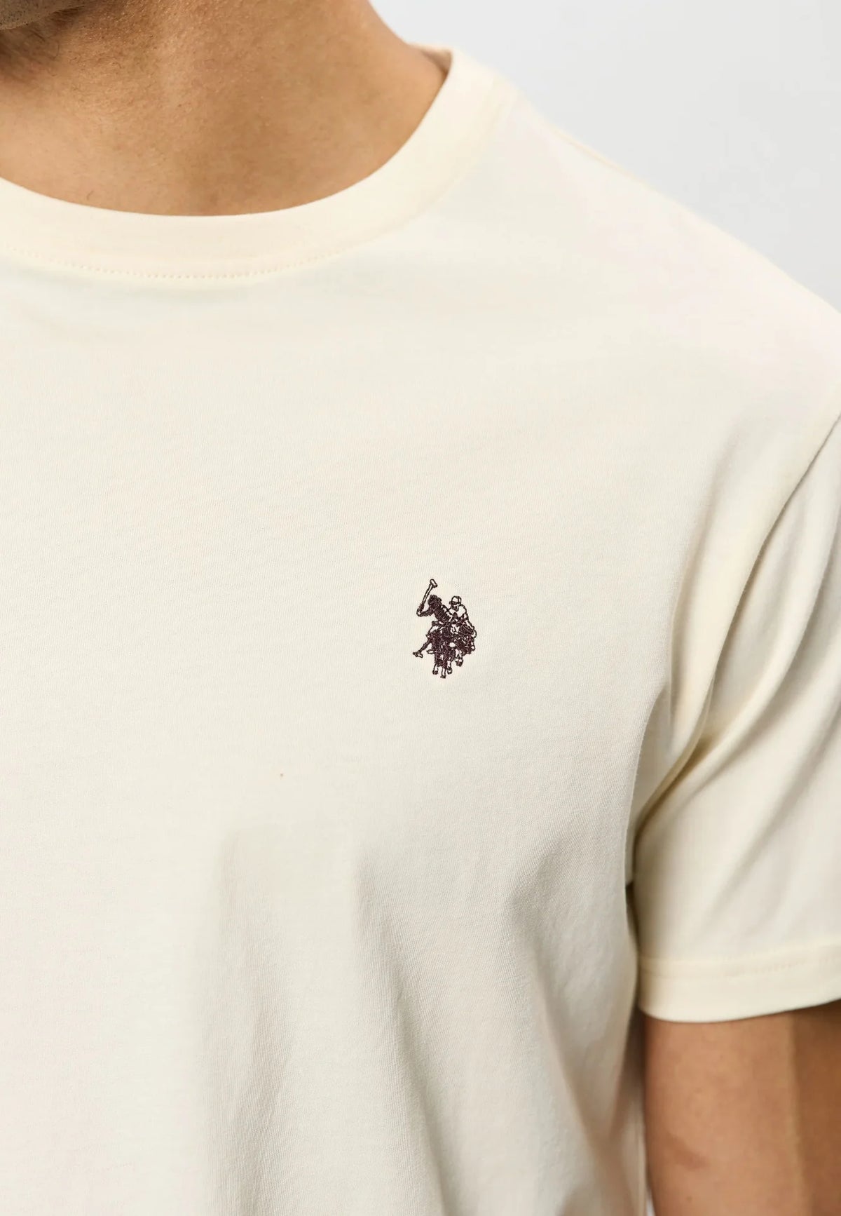 Logo T-Shirt 'Arjun' - Whitecap Gray