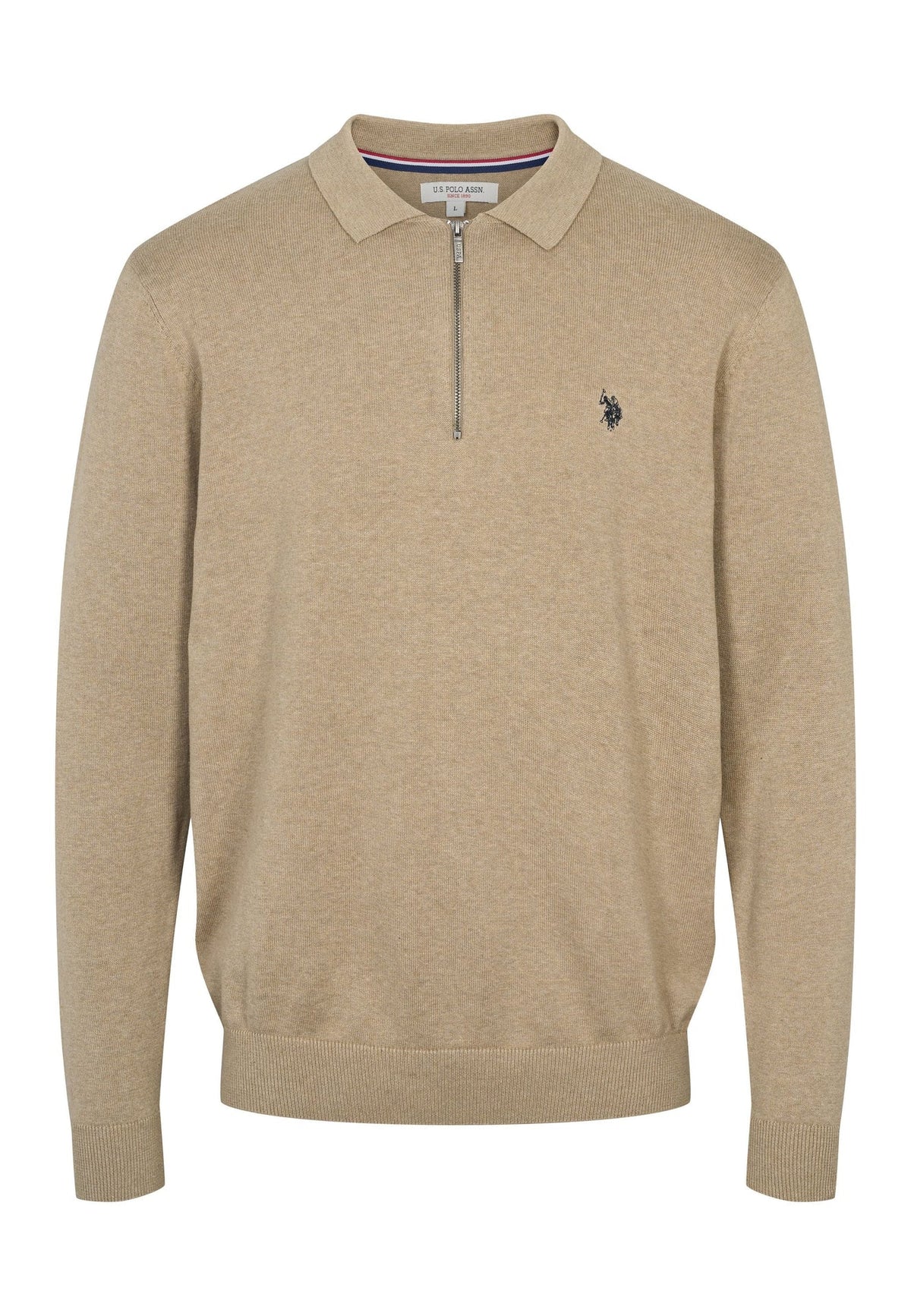 Polo Knit 'Sanka' - Crockery Melange