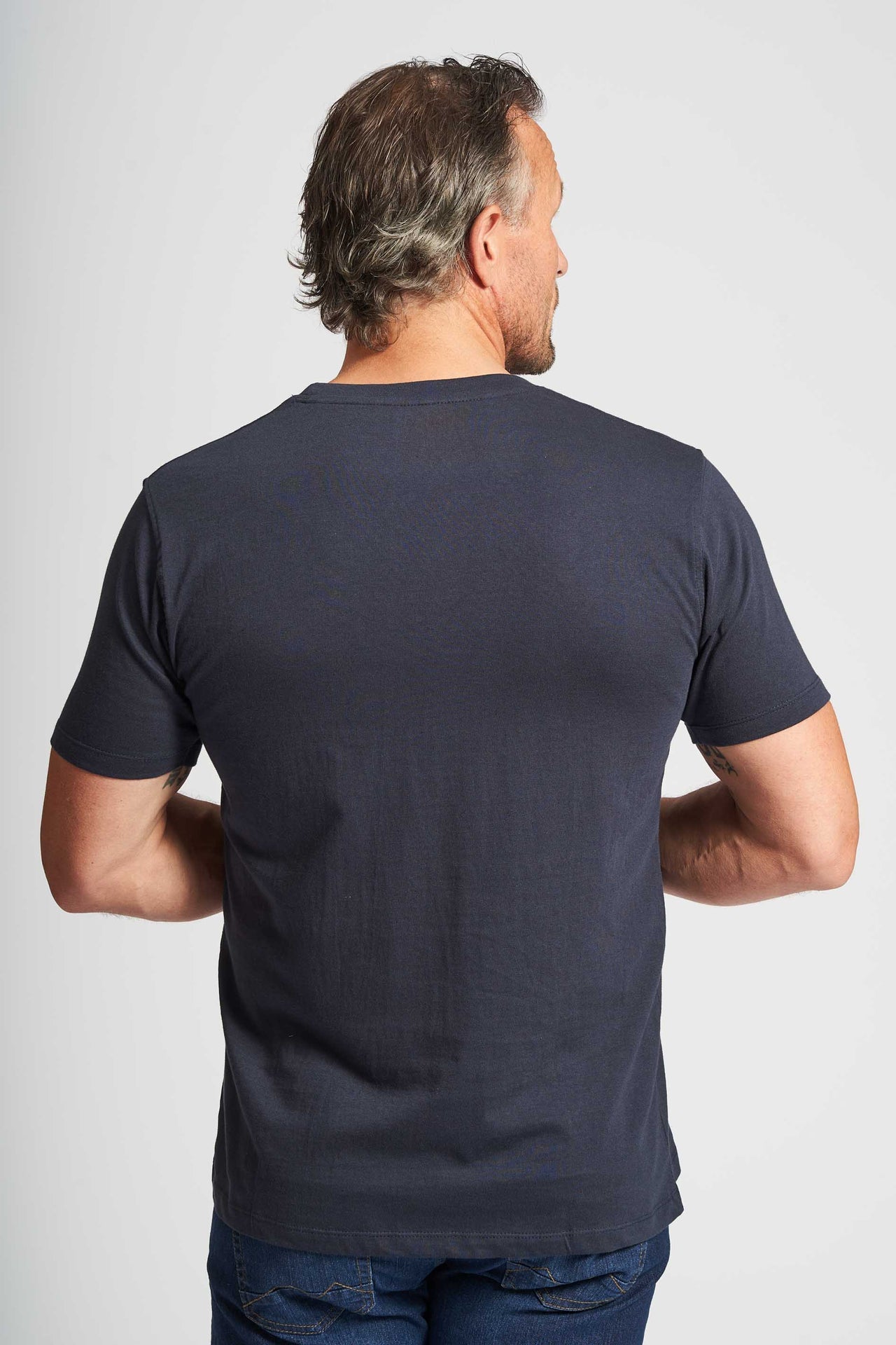 Basic T-shirt 'Fr. Havn' - Dark Navy