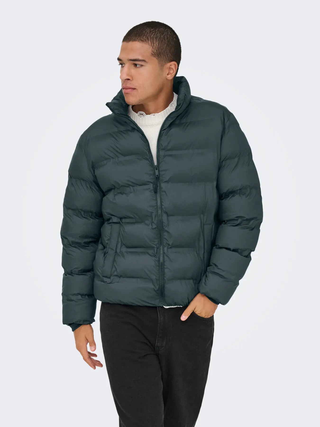 'Onsunion' Puffer Jakke - Black