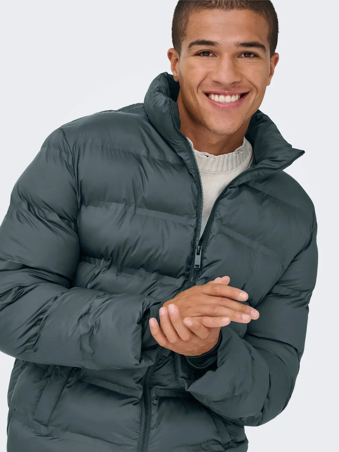 'Onsunion' Puffer Jakke - Black