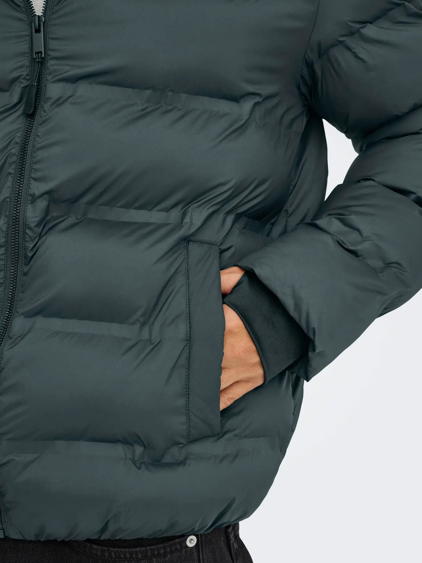 'Onsunion' Puffer Jakke - Black