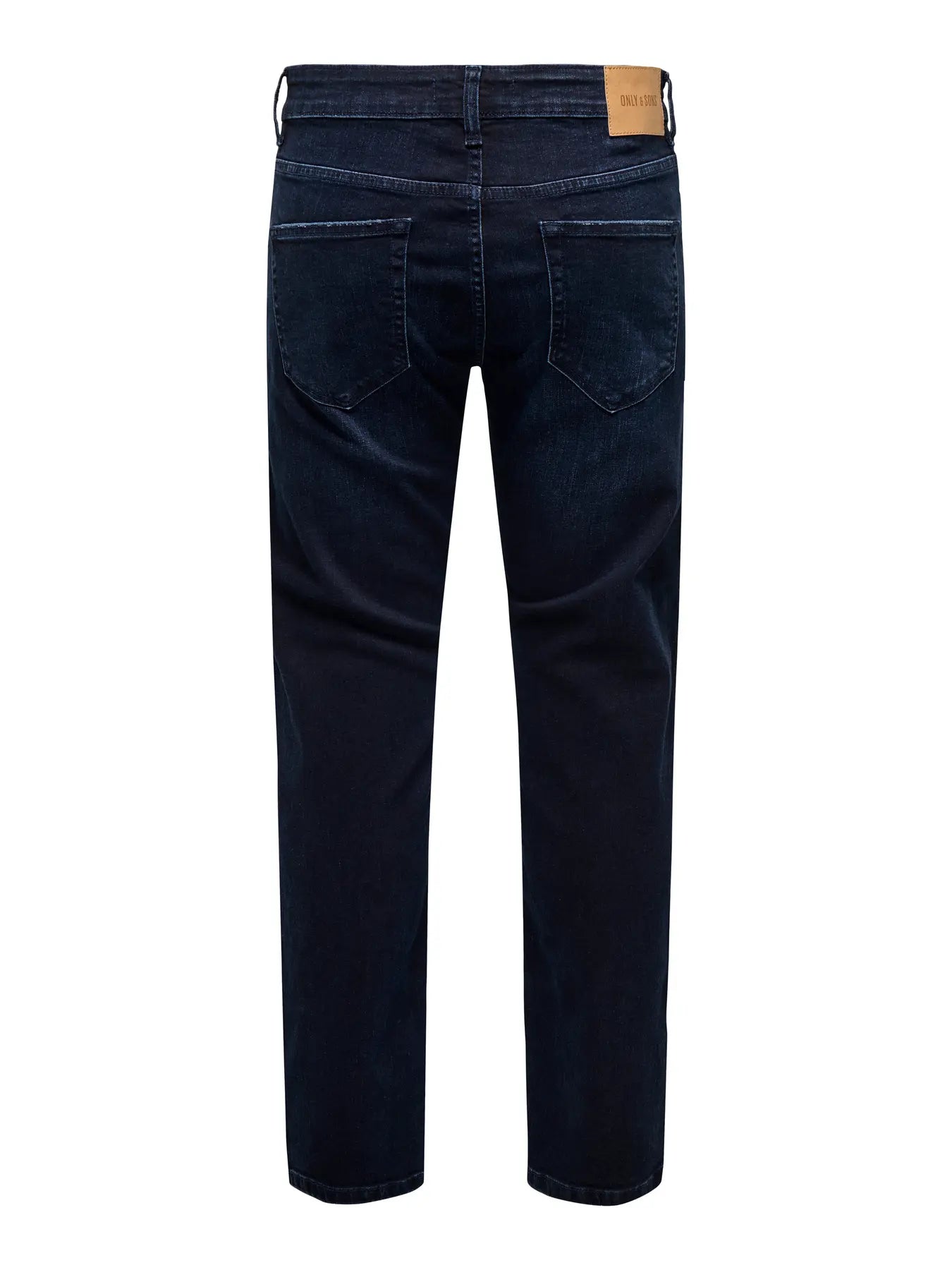 'Onsweft' Mellemhøj talje Regular fit Jeans - Blue Black Denim