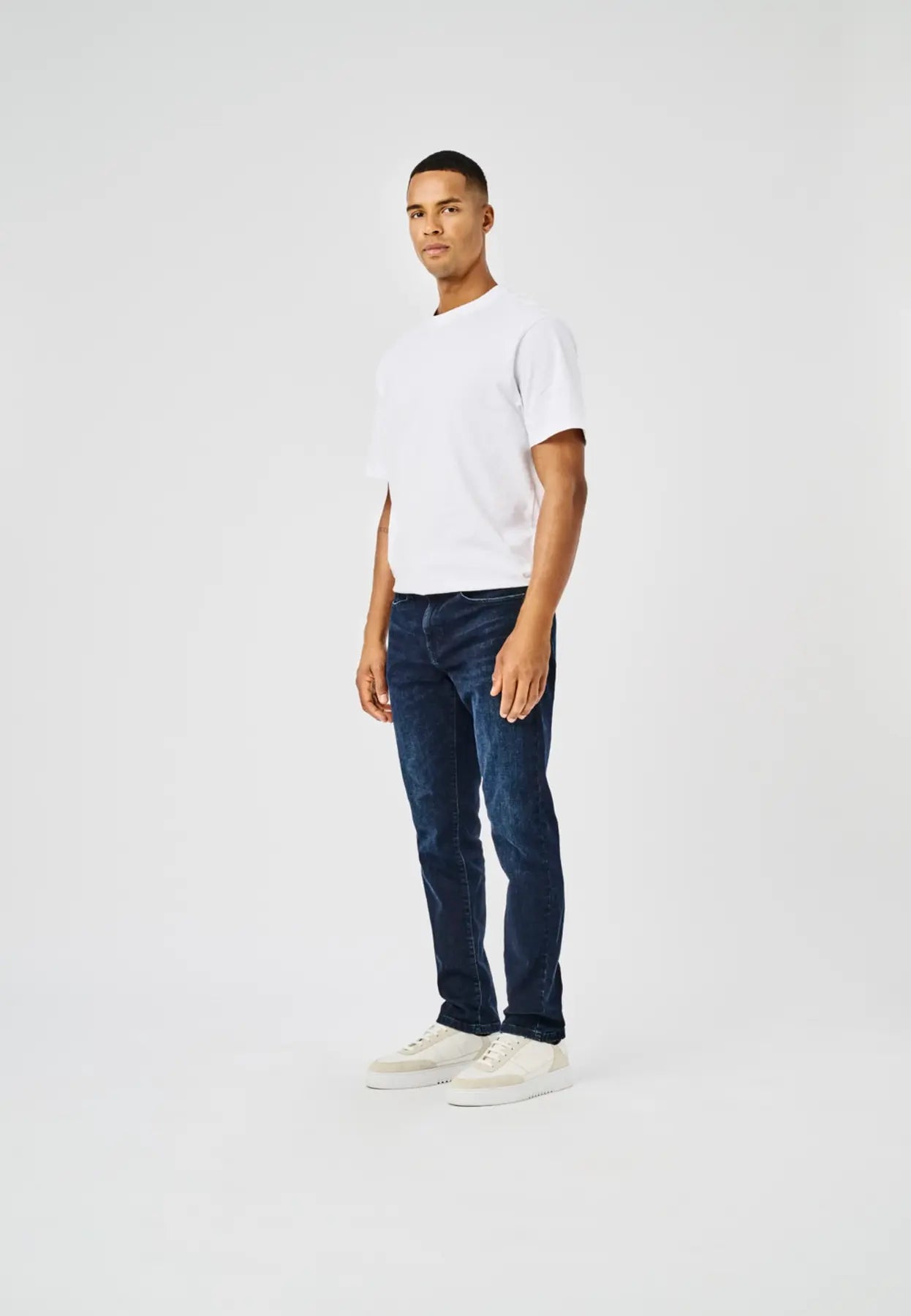 'Onsweft' Mellemhøj talje Regular fit Jeans - Blue Black Denim