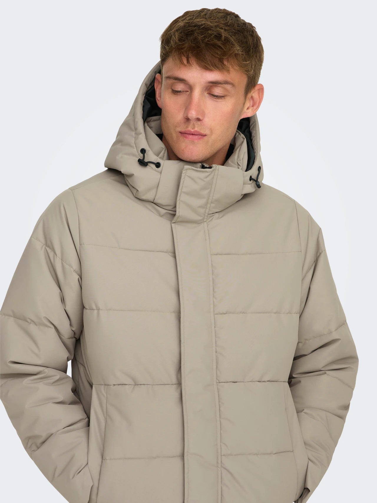 'Onscarl' Dynejakke - Desert Taupe