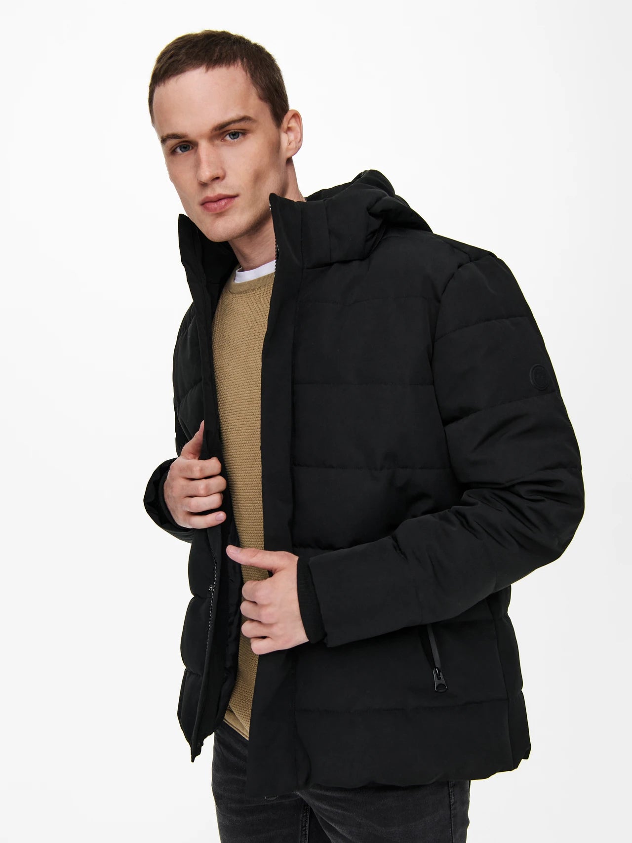 'Onscayson' Dynejakke - Black