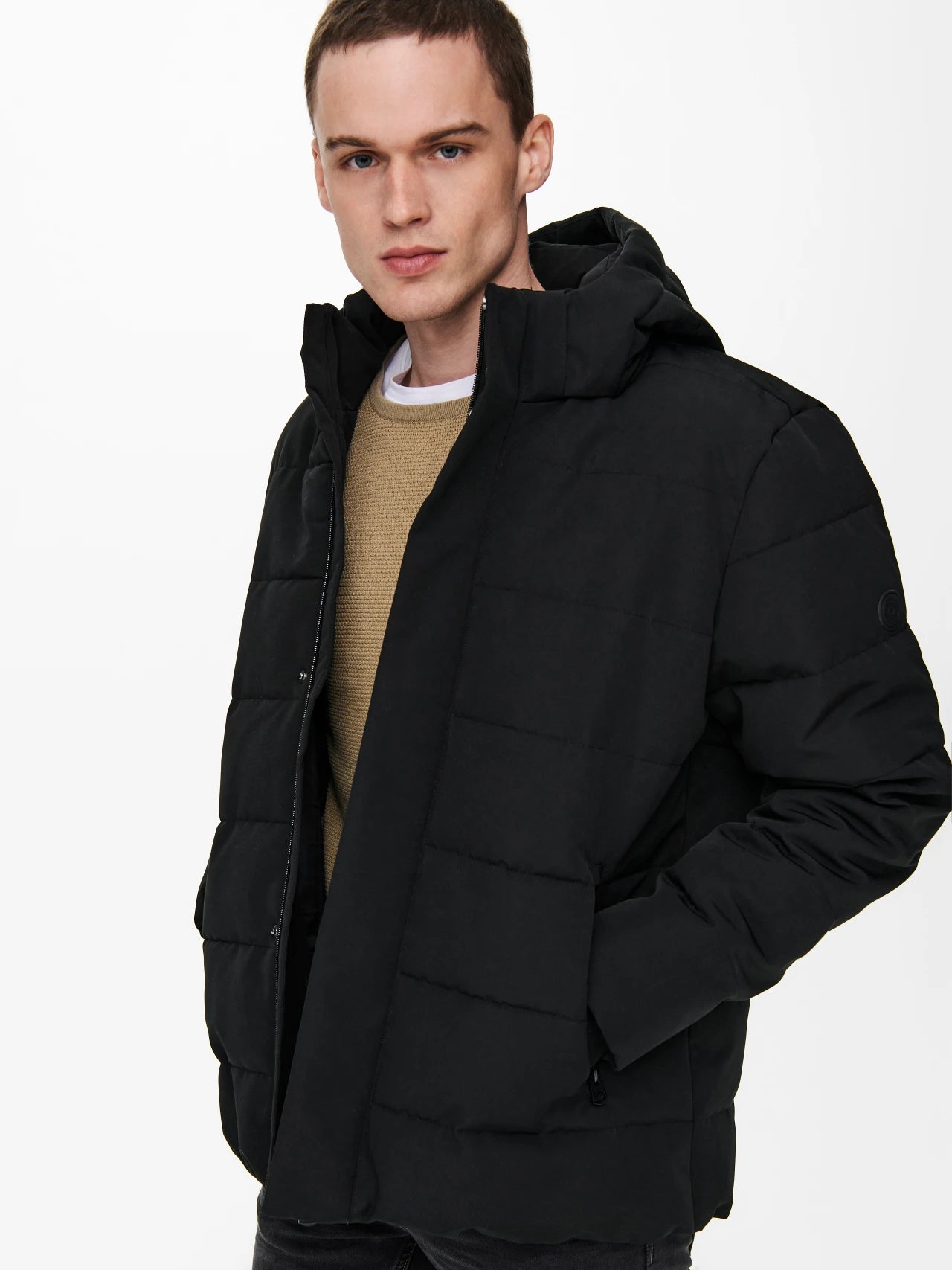 'Onscayson' Dynejakke - Black