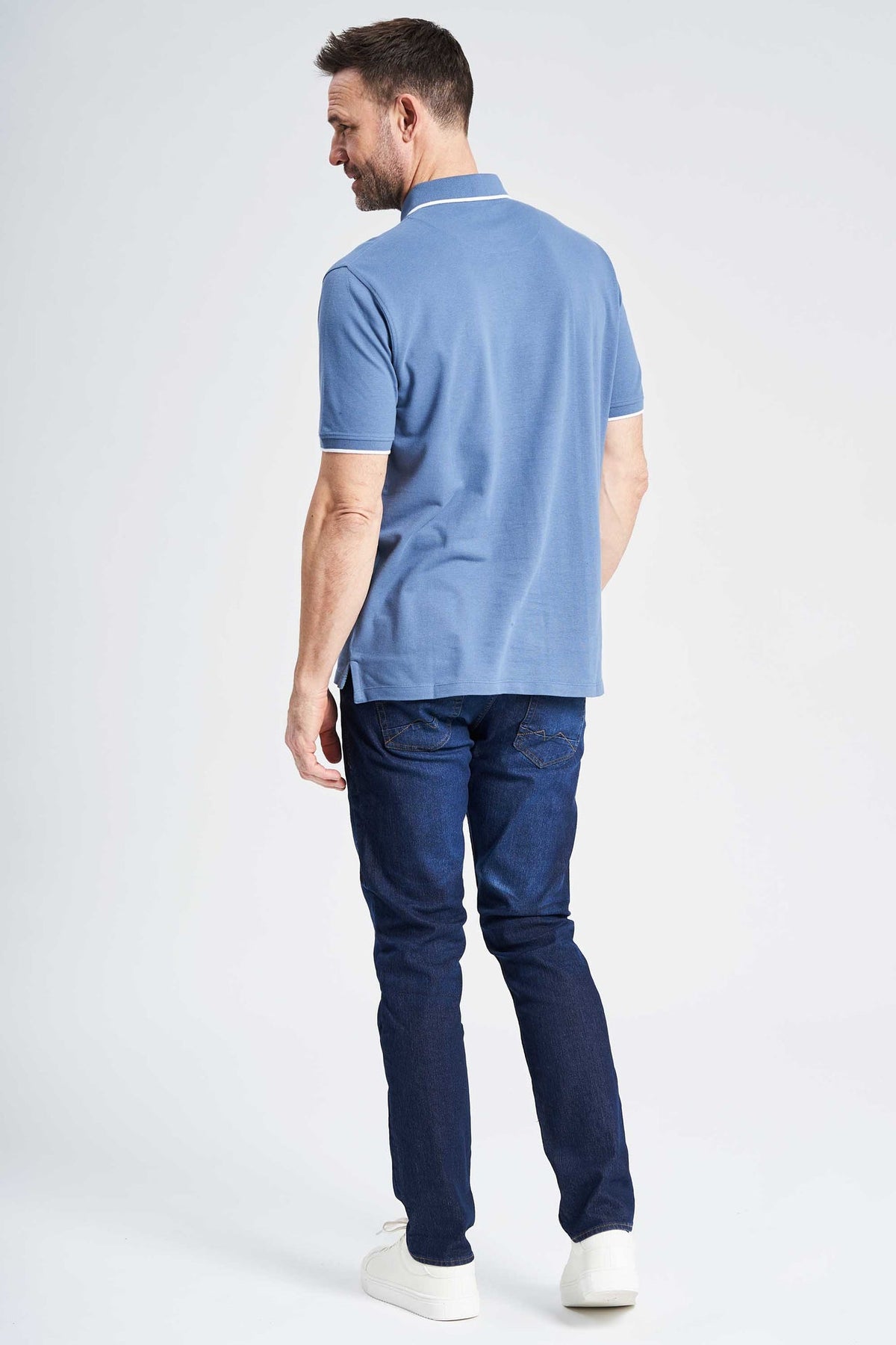Polo T-Shirt 'Grenaa' - Coronet Blue One