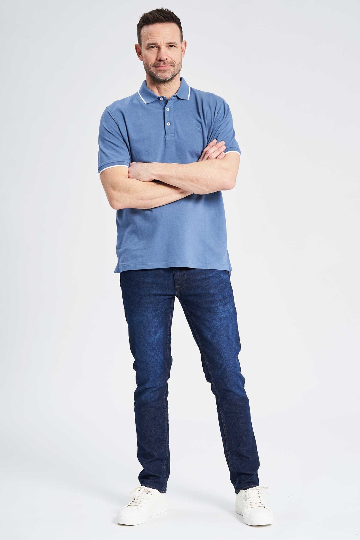 Polo T-Shirt 'Grenaa' - Coronet Blue One