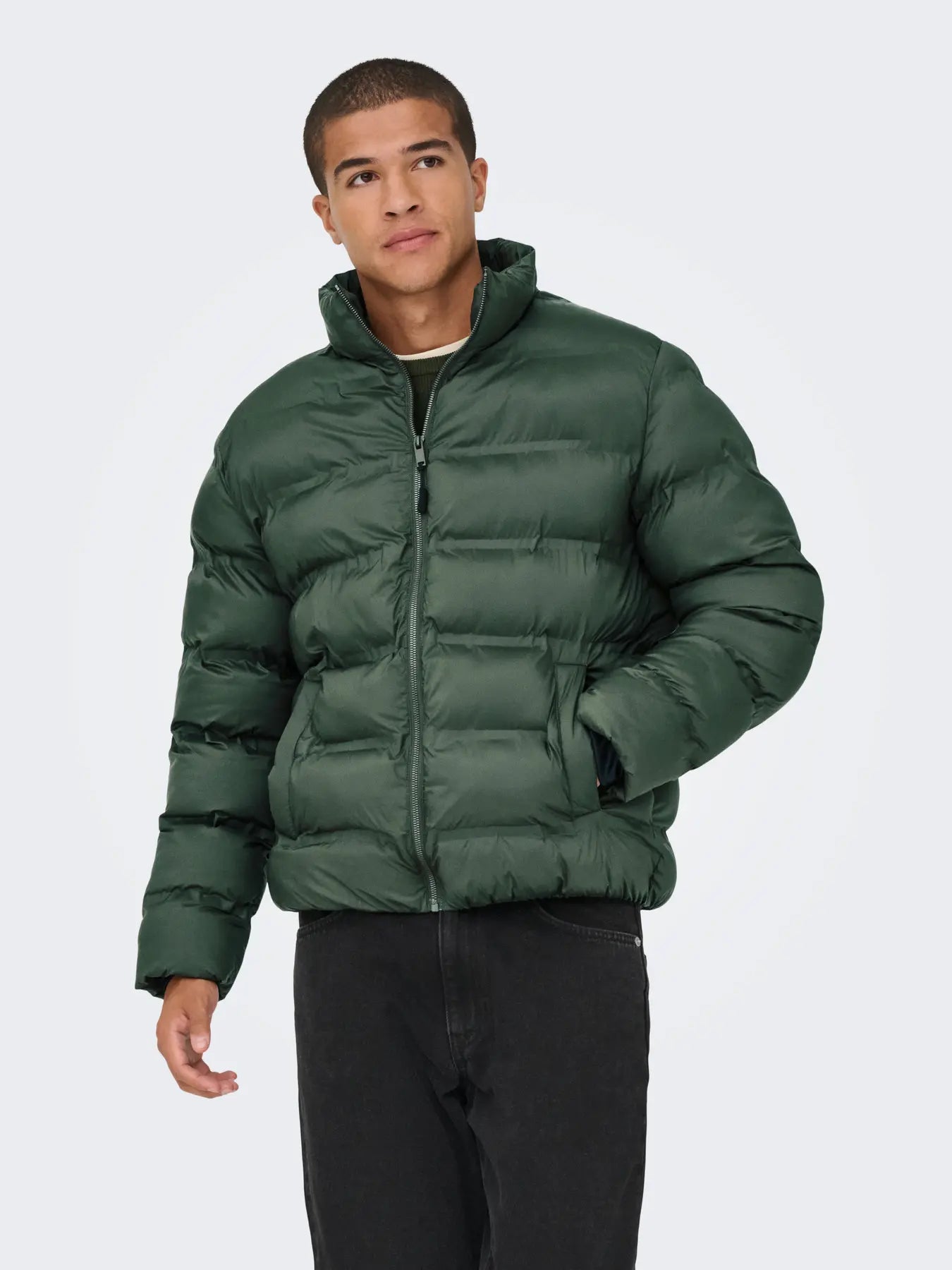 'Onsunion' Puffer Jakke - Rosin