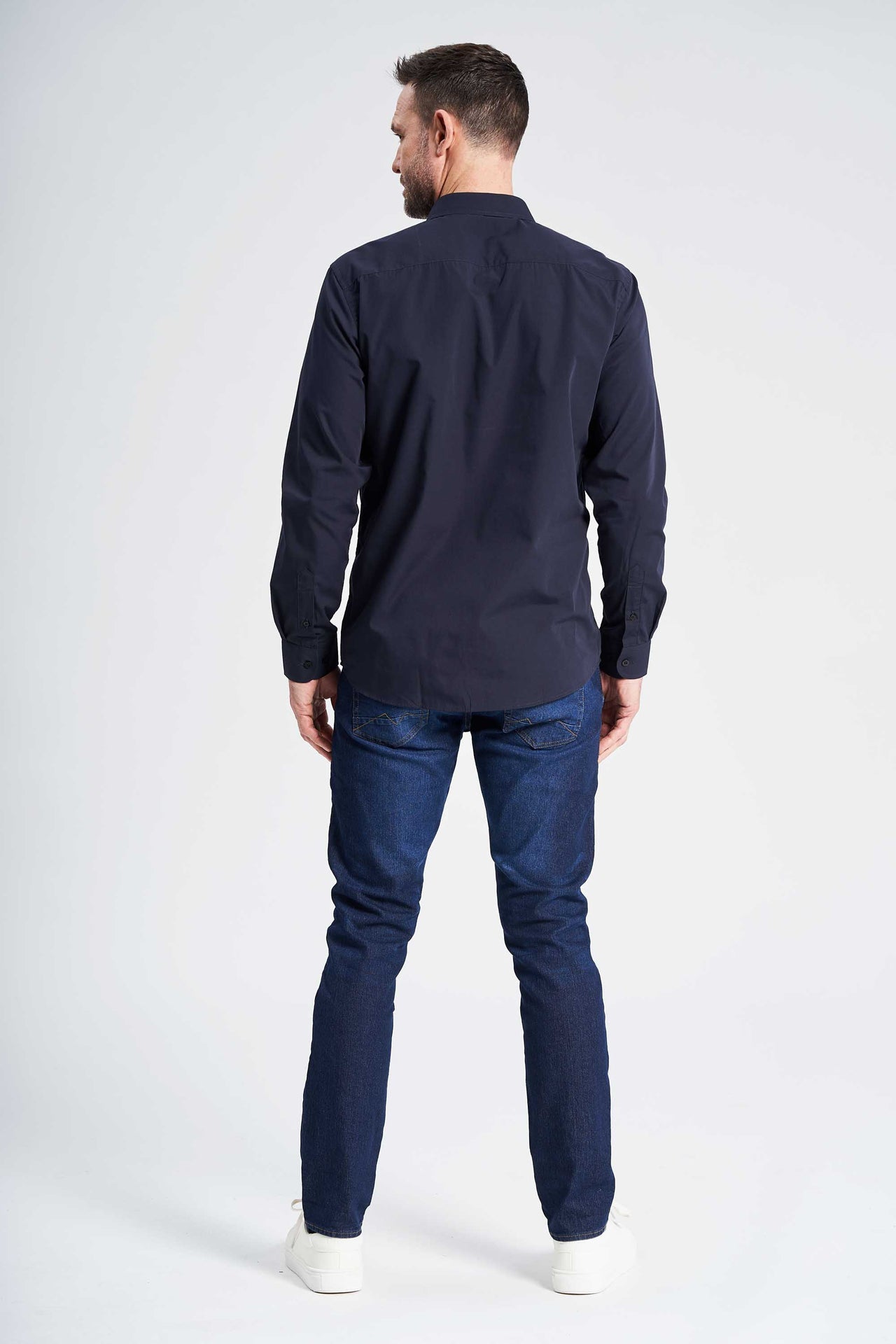 Skjorte 'Varde' - Dark Navy