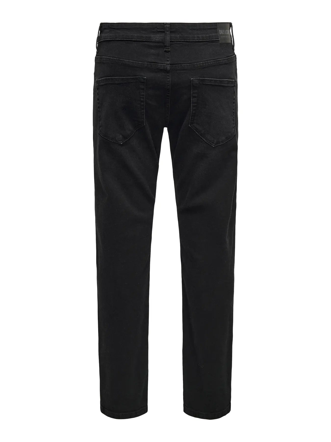 'Onsweft' Mellemhøj talje Slim fit Jeans - Black Denim